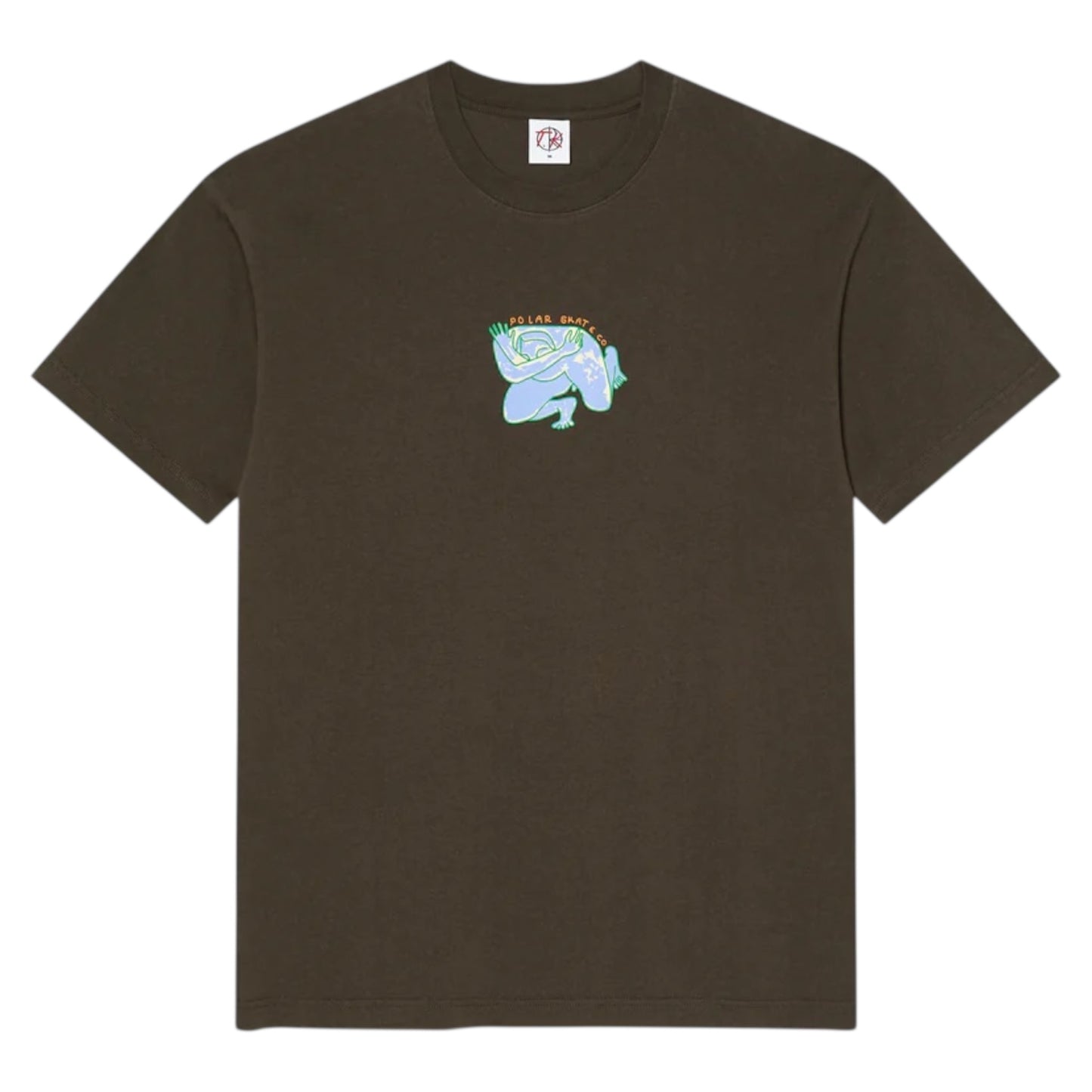 POLAR DAVE SHY BOW TEE BROWN