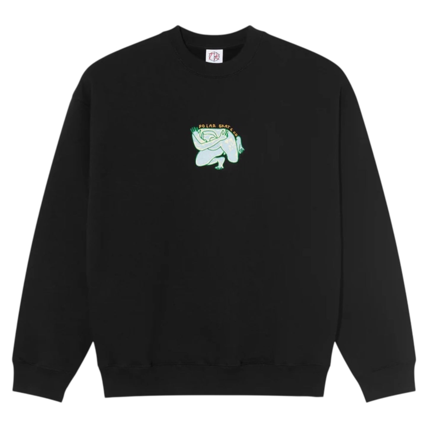 POLAR DAVE SHY BOW CREWNECK BLACK