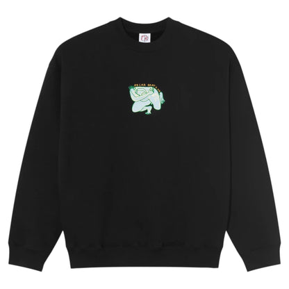 POLAR DAVE SHY BOW CREWNECK BLACK