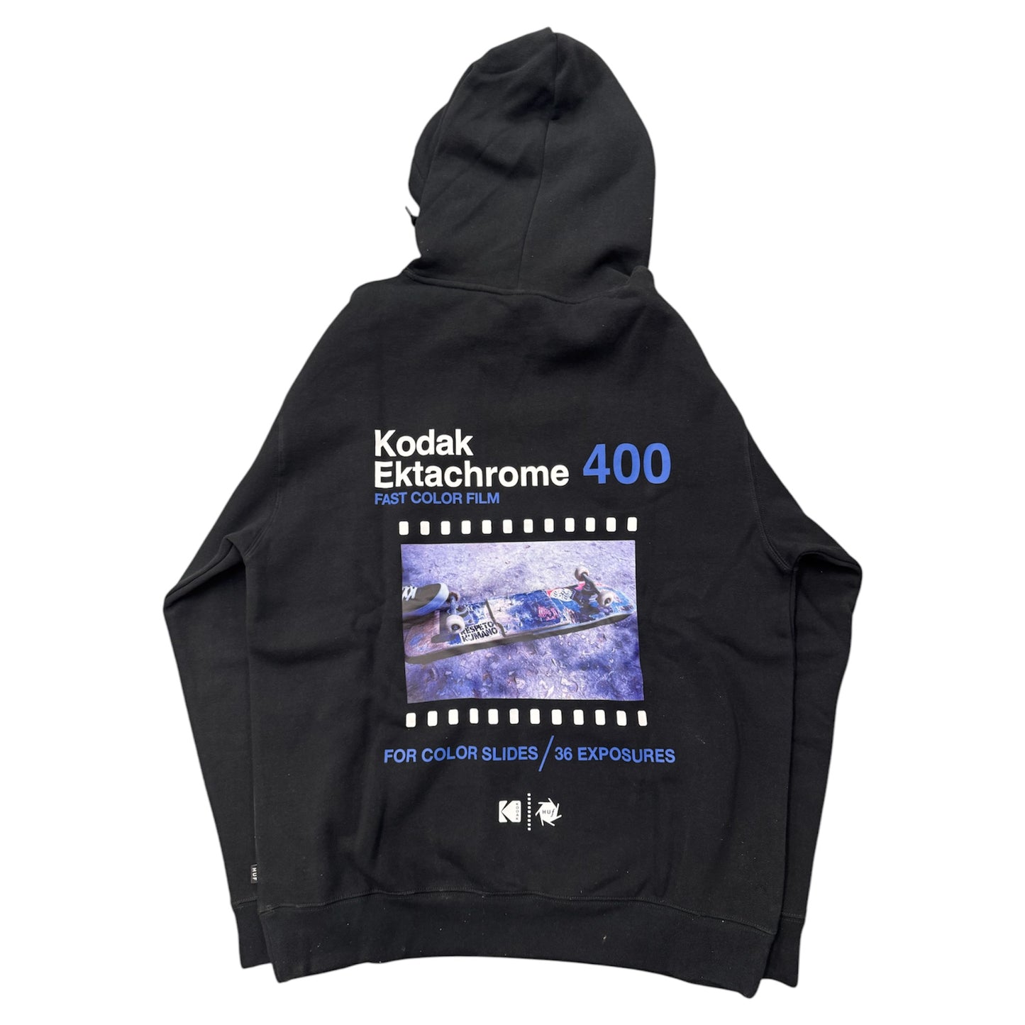 HUF X KODAK INVENTION HOODIE BLACK