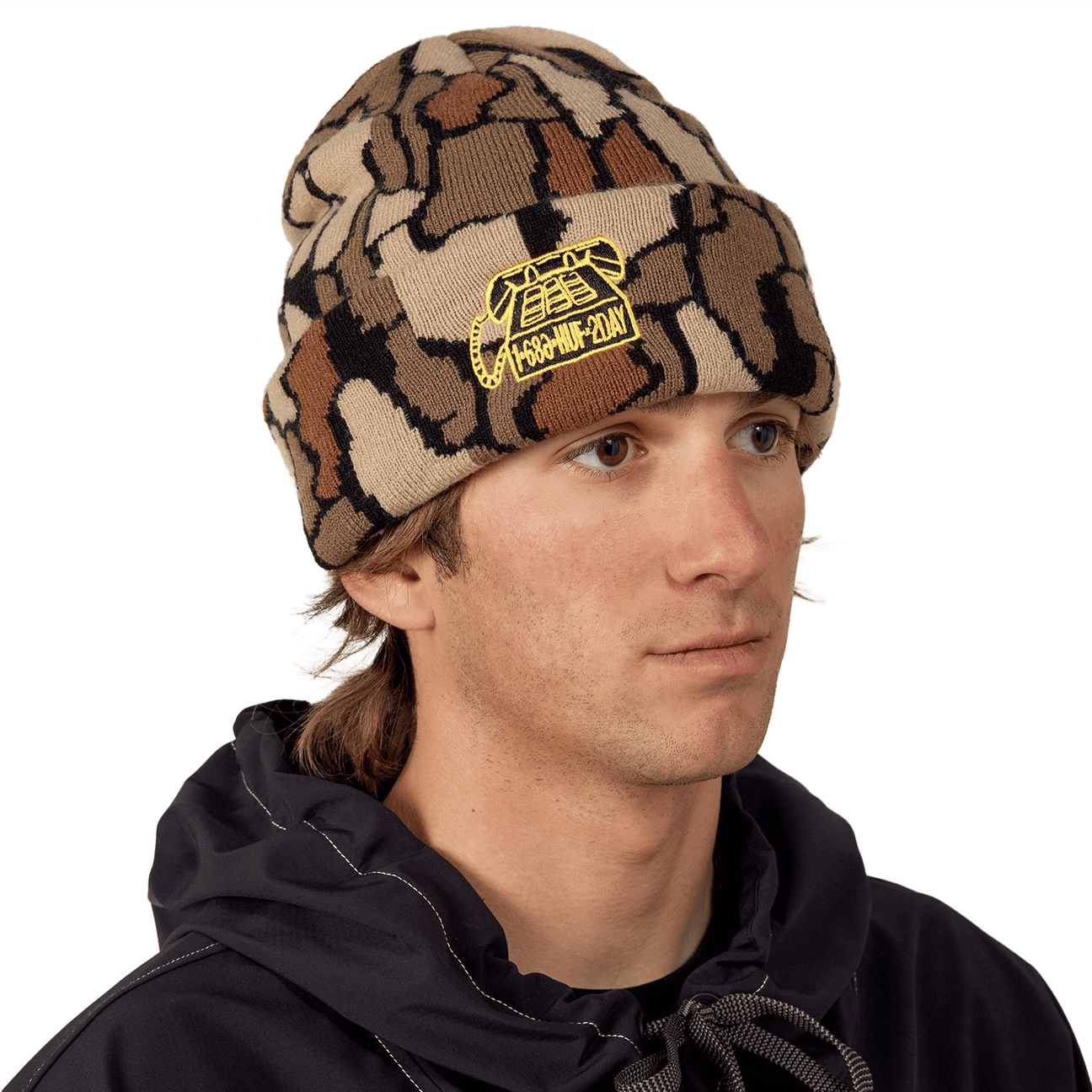 686 HUF BEANIE BARK PRINT