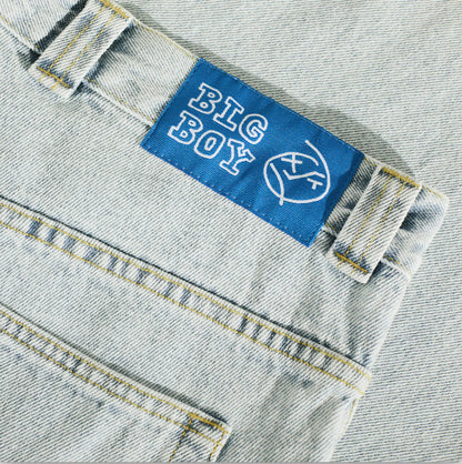 POLAR BIG BOY OG LOGO PANTS LIGHT BLUE