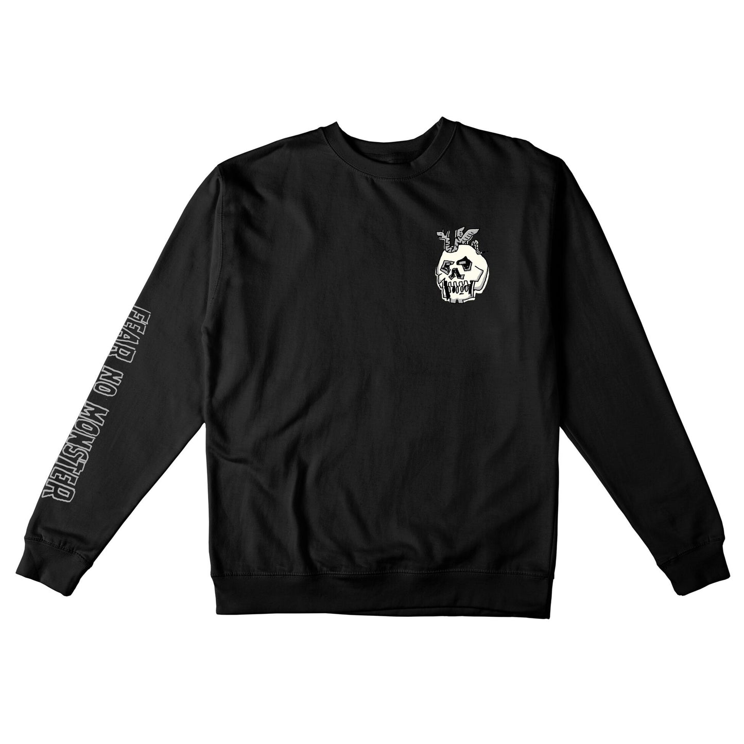 KROOKED NO MONSTER CREW NECK BLACK