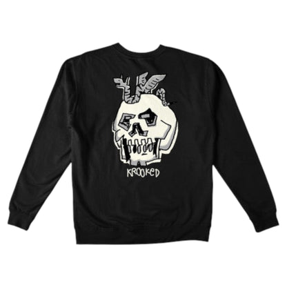 KROOKED NO MONSTER CREW NECK BLACK