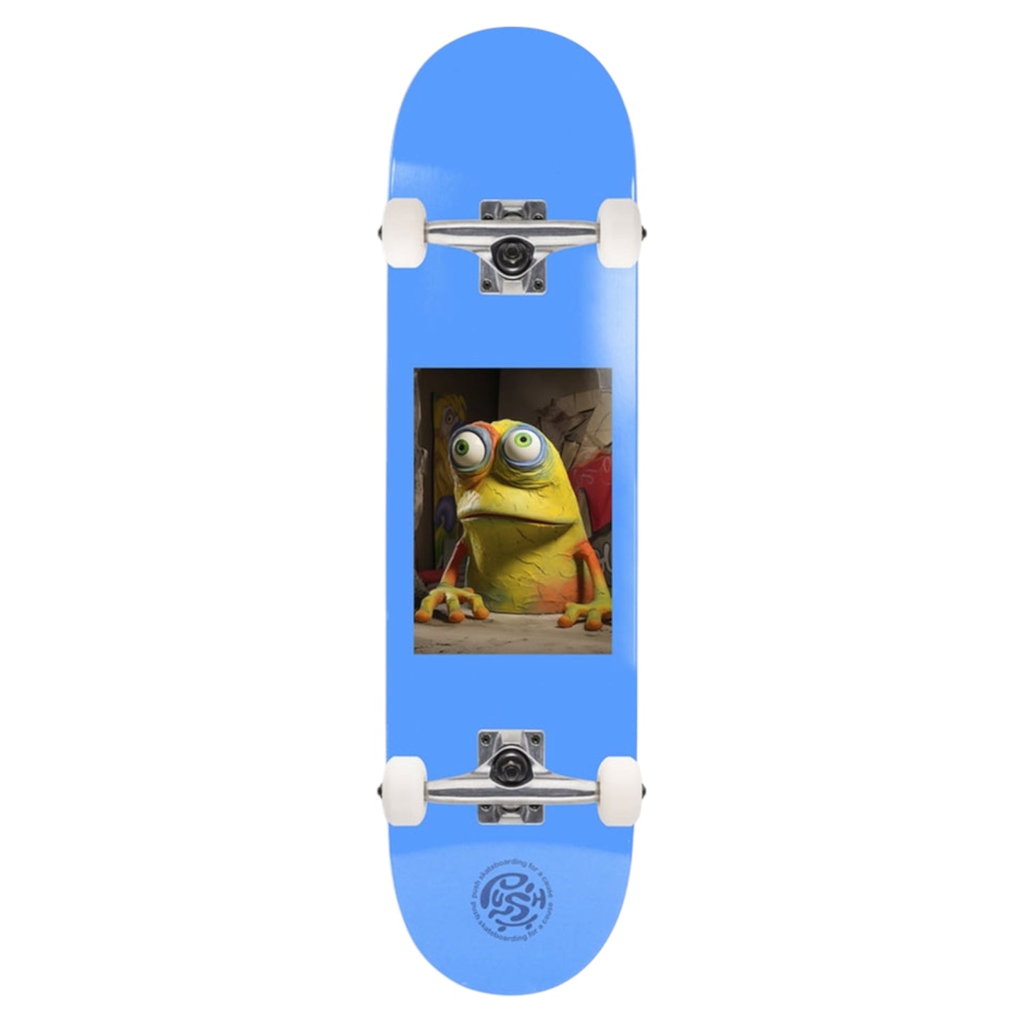 PUSH SKATEBOARDS CREATURE FP COMPLETE BLUE