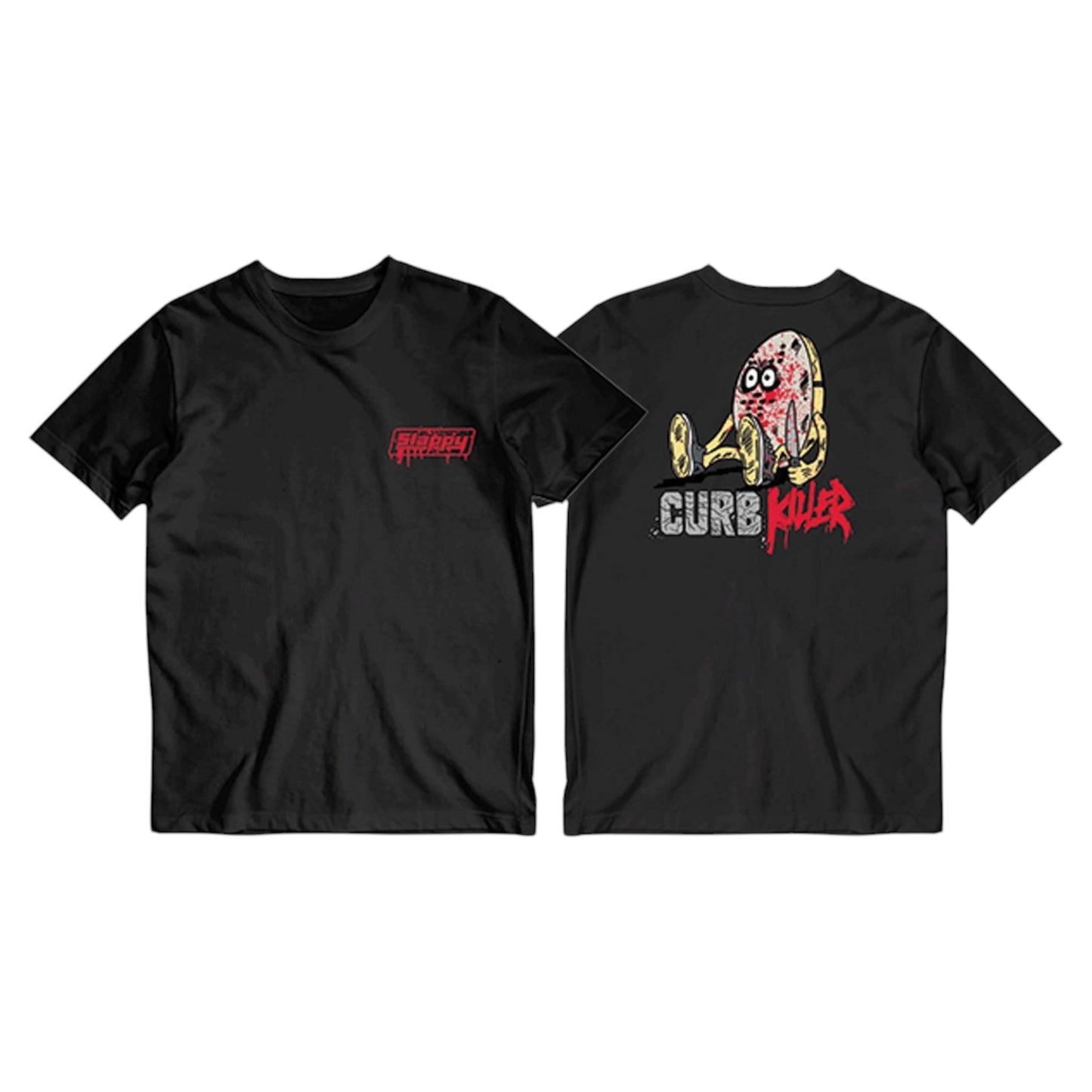 SLAPPY CURB KILLER TEE BLACK