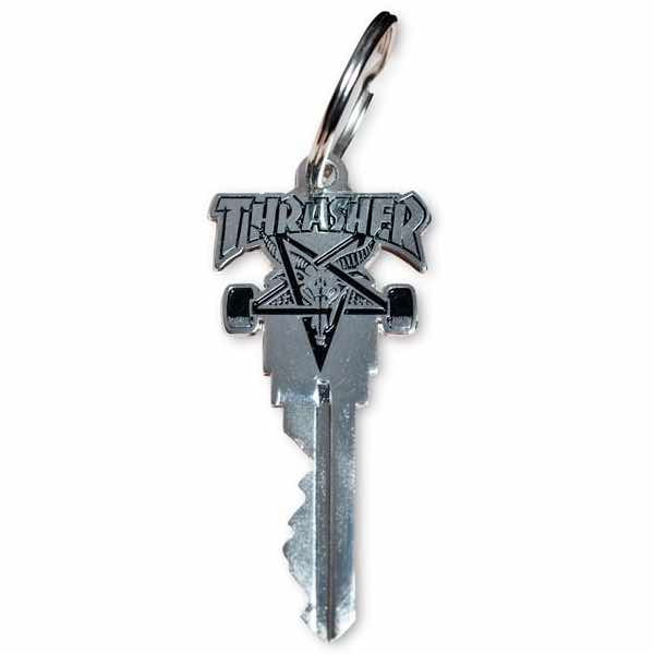 THRASHER SKATE GOAT KEY SILVER