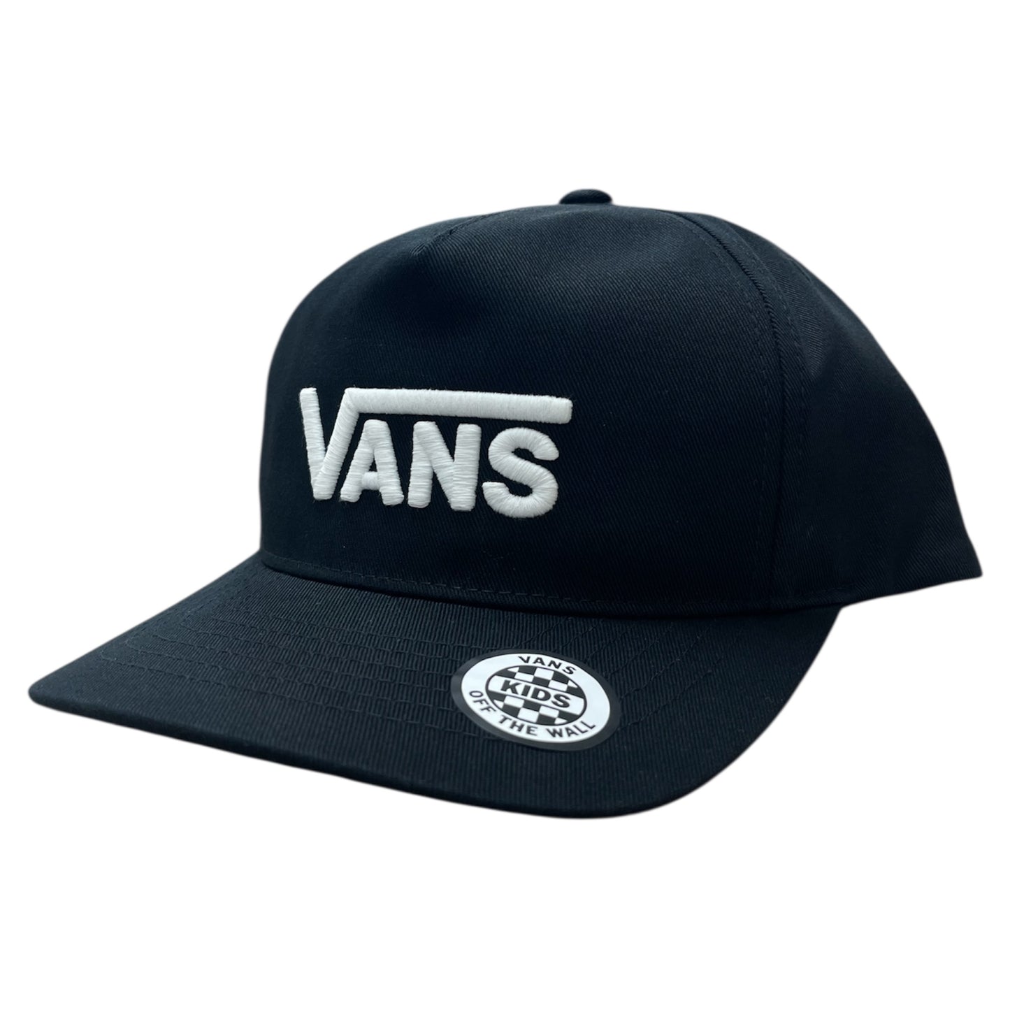 VANS DROP V LOGO SNAPBACK KIDS HAT BLACK