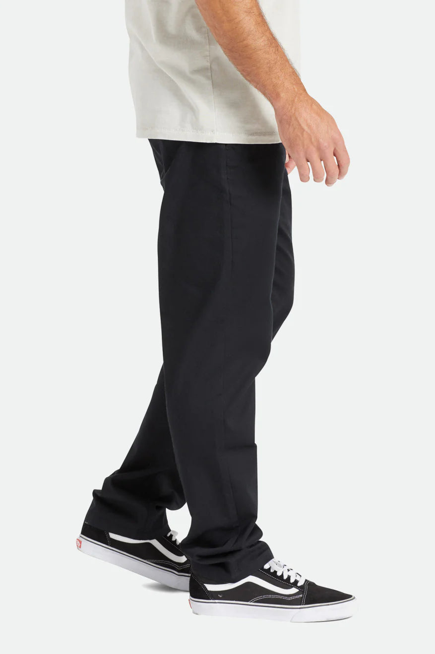 BRIXTON CHOICE CHINO STANDARD FIT PANTS BLACK