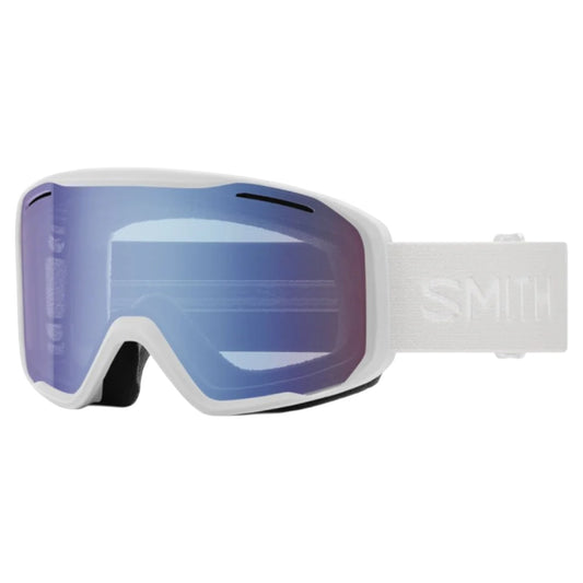 SMITH BLAZER WHITE BLUE SENSOR MIRROR LENS GOGGLE