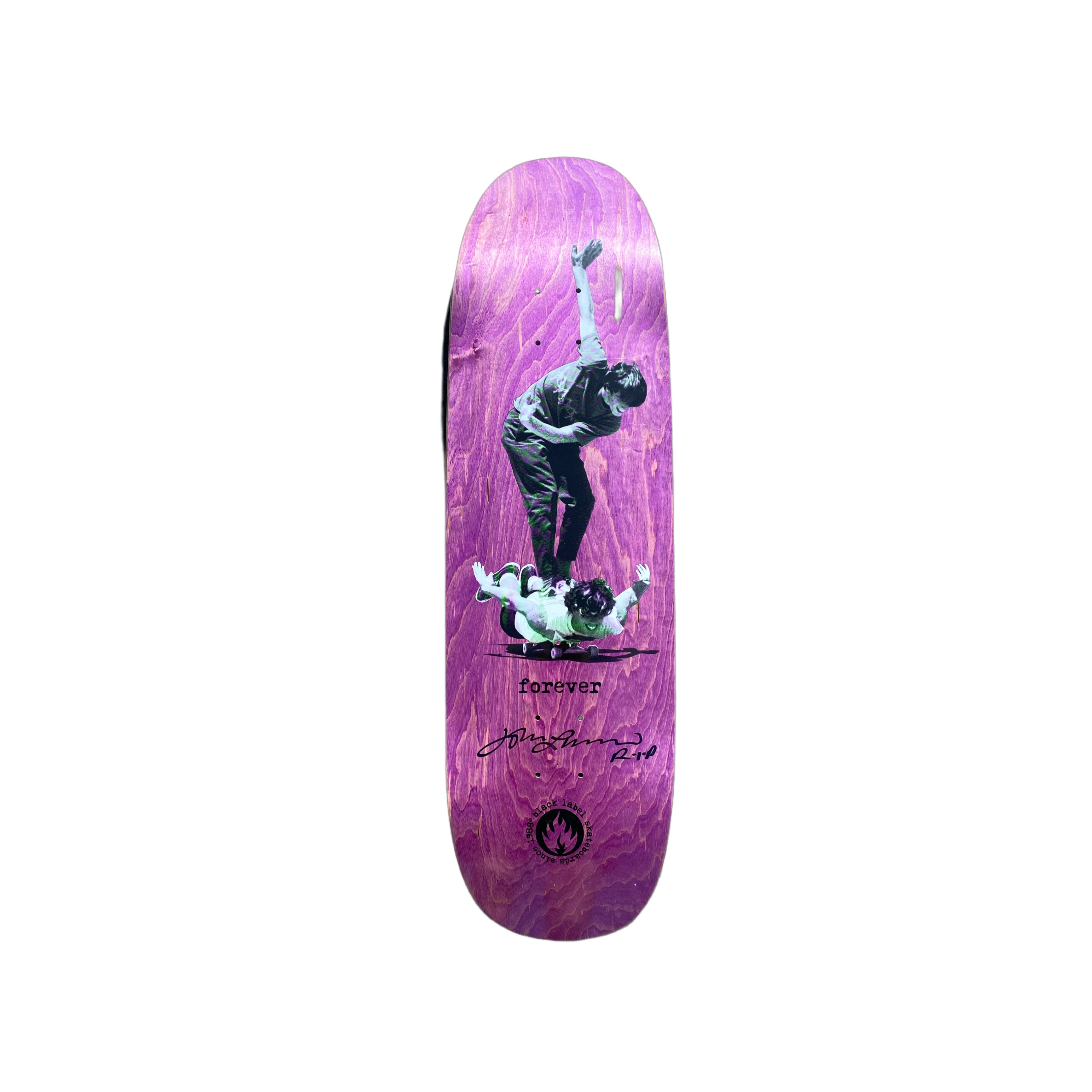 BLACK LABEL JEFF GROSSO X JOHN LUCERO HOF SIGNED DECK – Rumor Boardshop