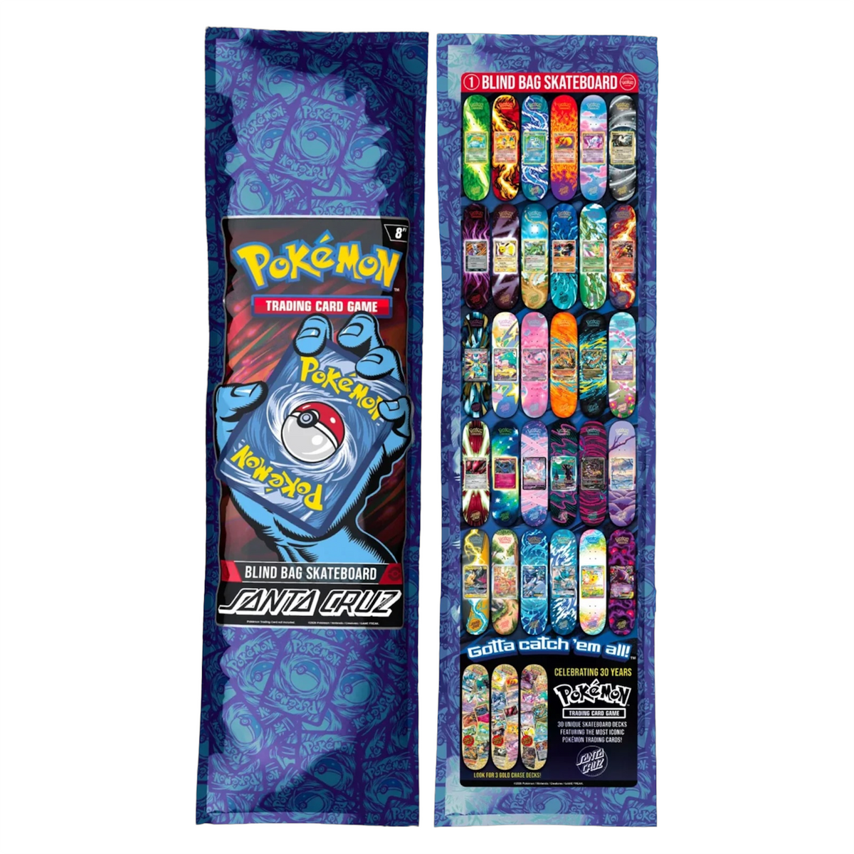 SANTA CRUZ X POKÉMON TCG BLIND BAG DECK