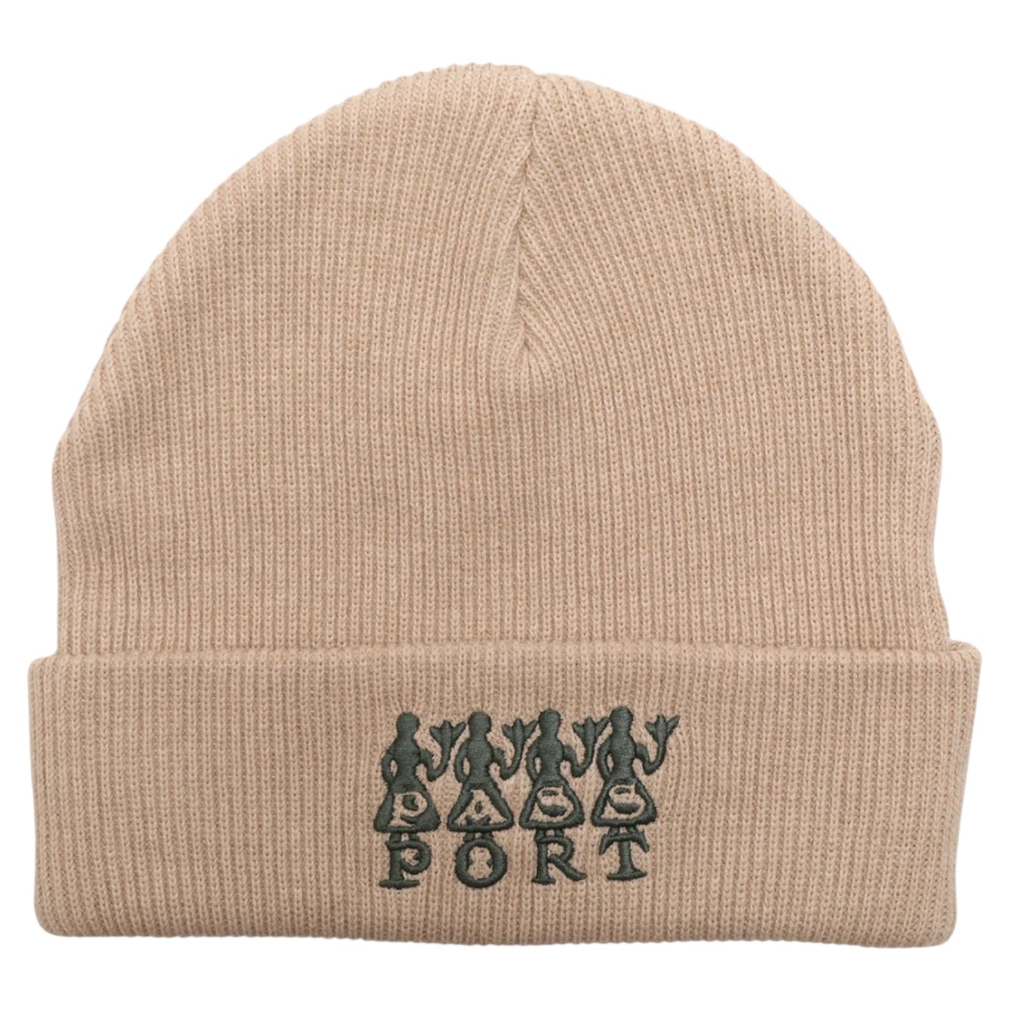 PASSPORT 4 FLOWERS ORGANIC COTTON BEANIE SAND