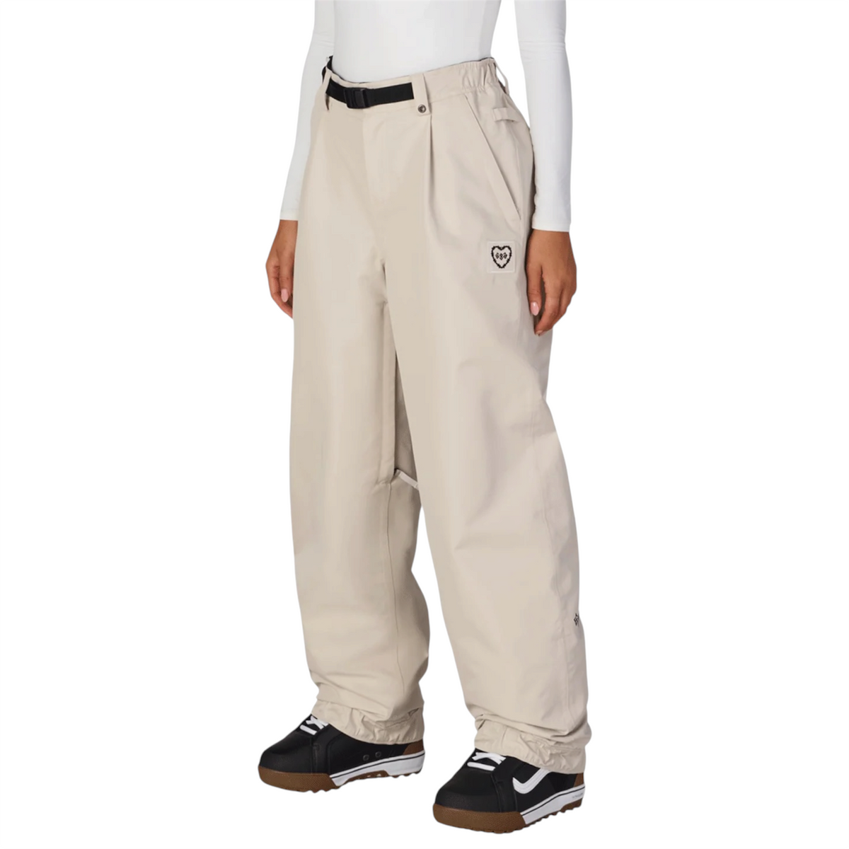 686 WOMENS OUTLINE SHELL PANT LIMESTONE HEART