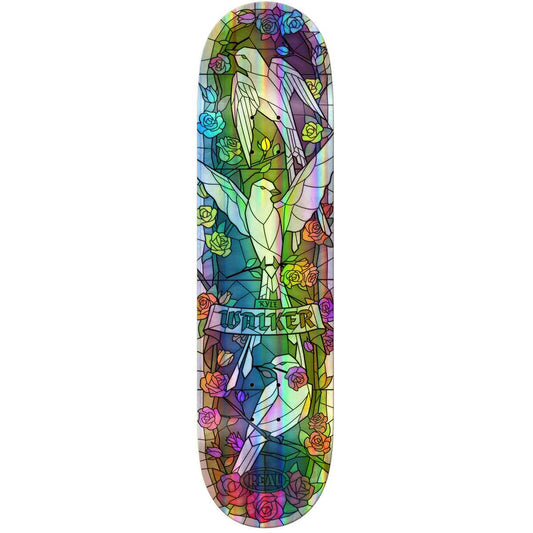 REAL KYLE WALKER HOLOGRAPHIC RAINBOW FOIL CATHEDRAL DECK 8.38