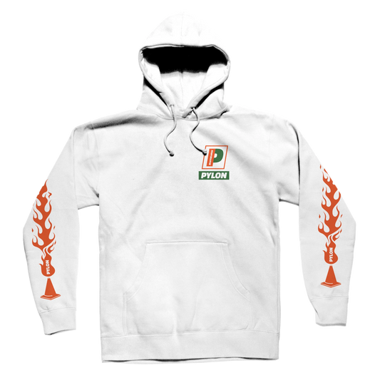 PYLON NO RUSH HOODIE WHITE