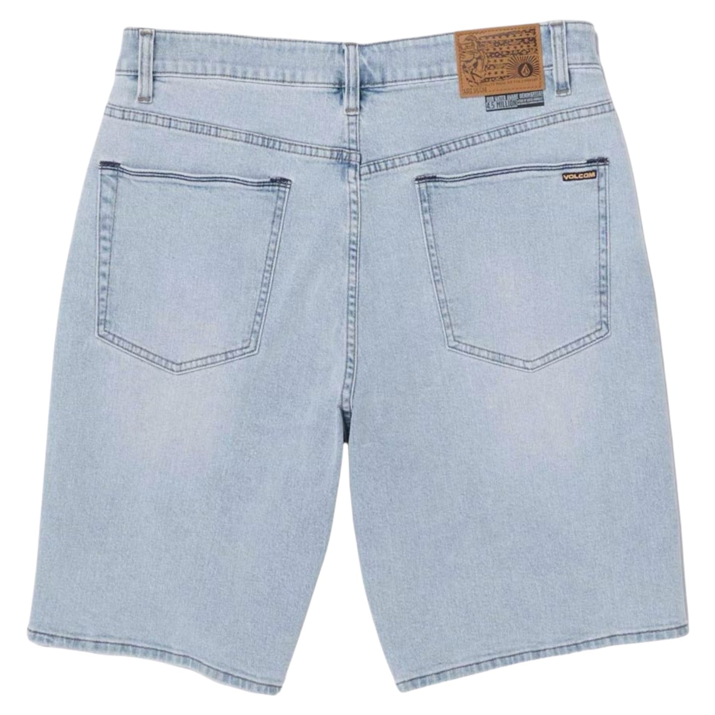 VOLCOM BILLOW DENIM SHORT DESERT DIRT INDIGO