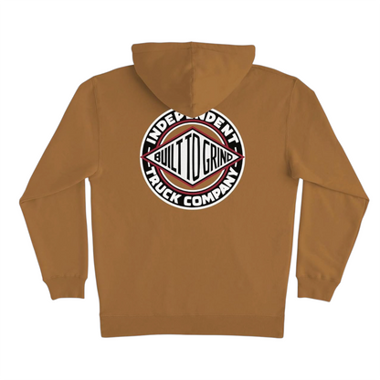INDEPENDENT BTG SUMMIT HOODED HEAVYWEIGHT SWEATSHIRT SADDLE