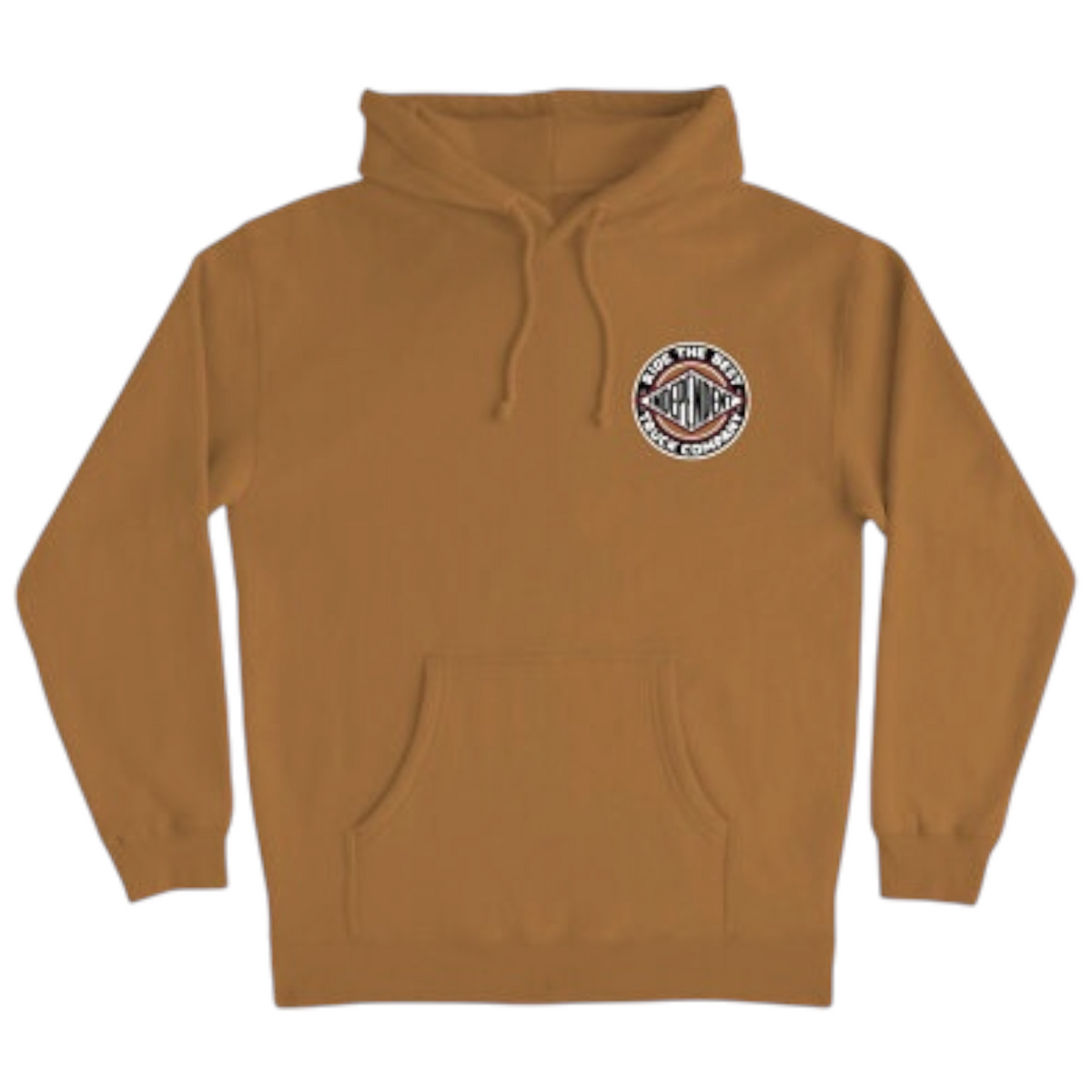 INDEPENDENT BTG SUMMIT HOODED HEAVYWEIGHT SWEATSHIRT SADDLE
