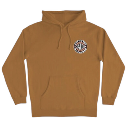 INDEPENDENT BTG SUMMIT HOODED HEAVYWEIGHT SWEATSHIRT SADDLE