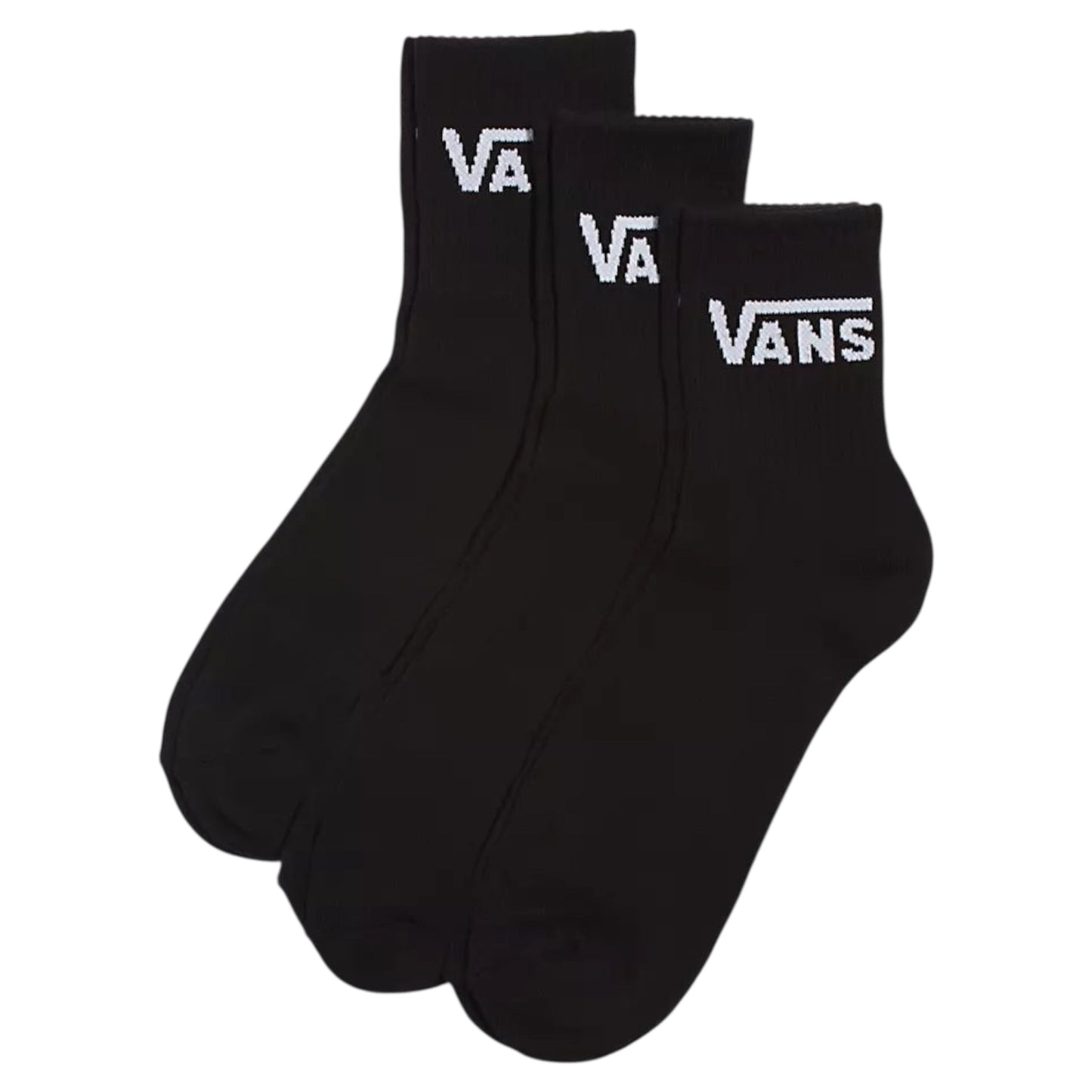 PAQUET DE 3 CHAUSSETTES VANS HALF CREW NOIR