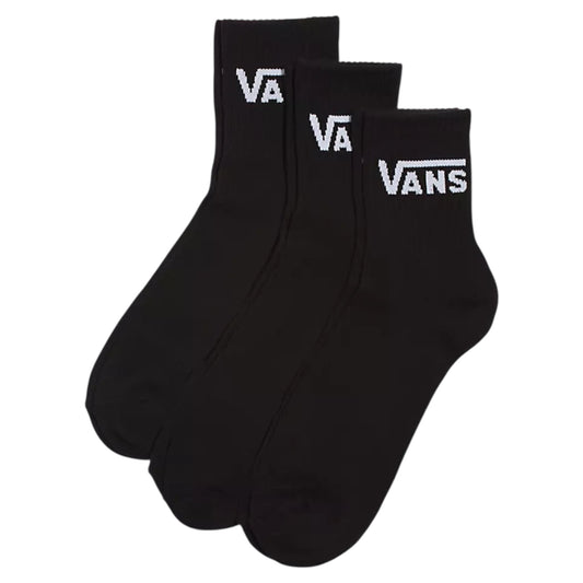 PAQUET DE 3 CHAUSSETTES VANS HALF CREW NOIR