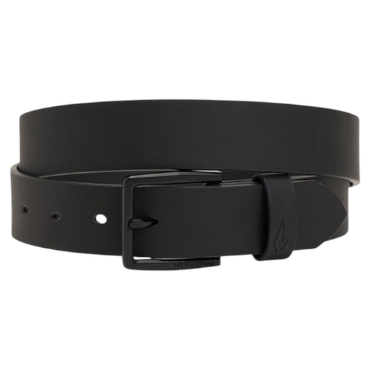 VOLCOM FLAT BAR PU BELT BLACK