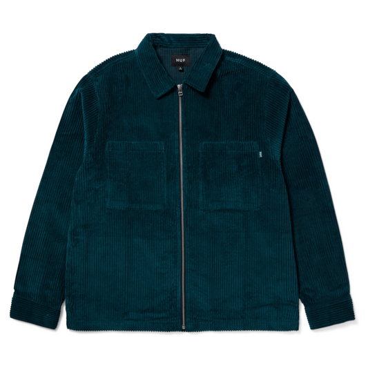 HUF TWO TONE CORDUROY ZIP JACKET SYCAMORE