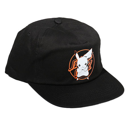 SANTA CRUZ POKÉMON PIKACHU SNAPBACK MID PROFILE HAT BLACK