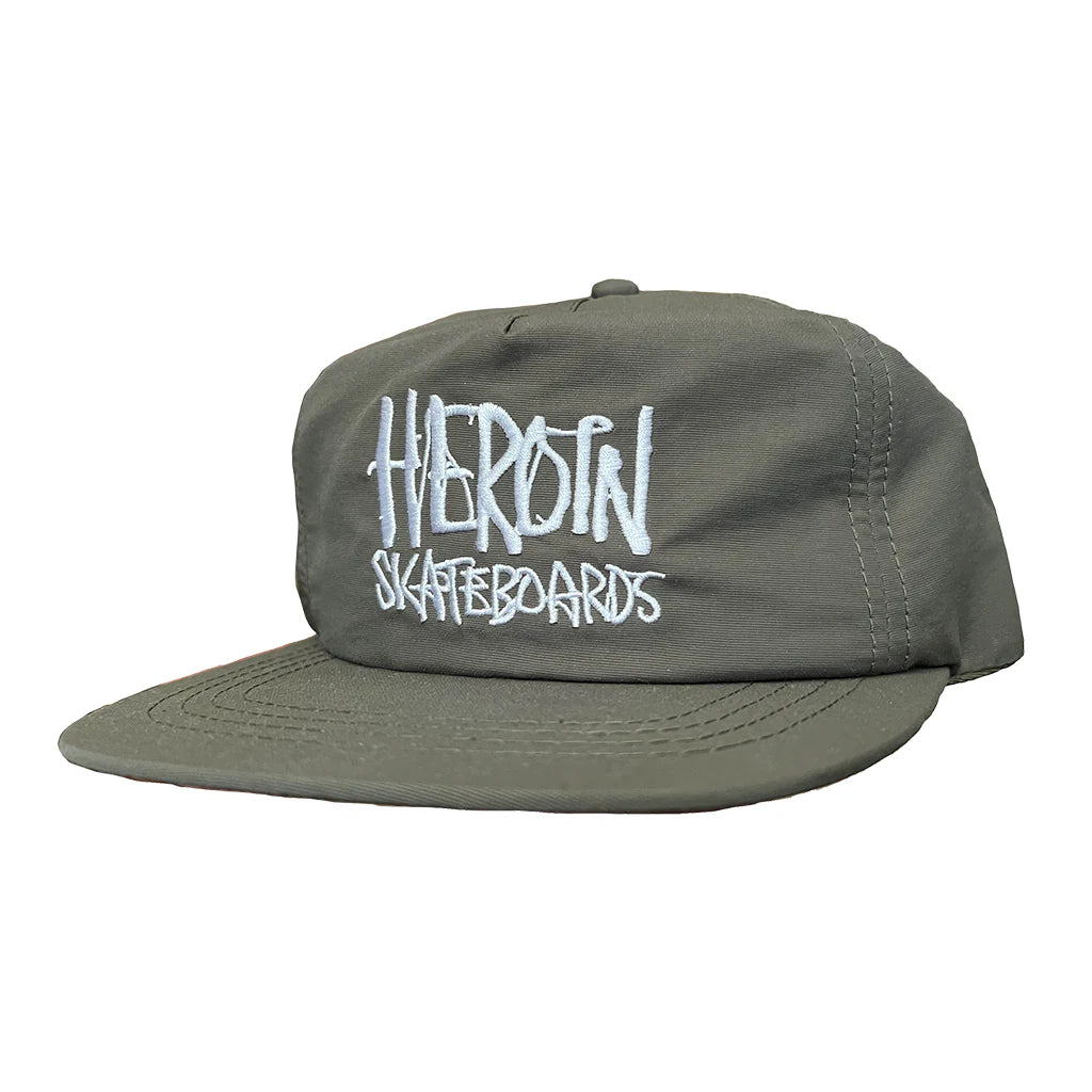 HEROIN SCRIPT NYLON SNAPBACK OLIVE