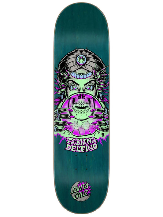 SANTA CRUZ DELFINO FORTUNE TELLER GLOW VX DECK 8.25