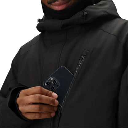 686 MENS NIGHTLINE INSULATED JACKET BLACK HERRINGBONE 2026