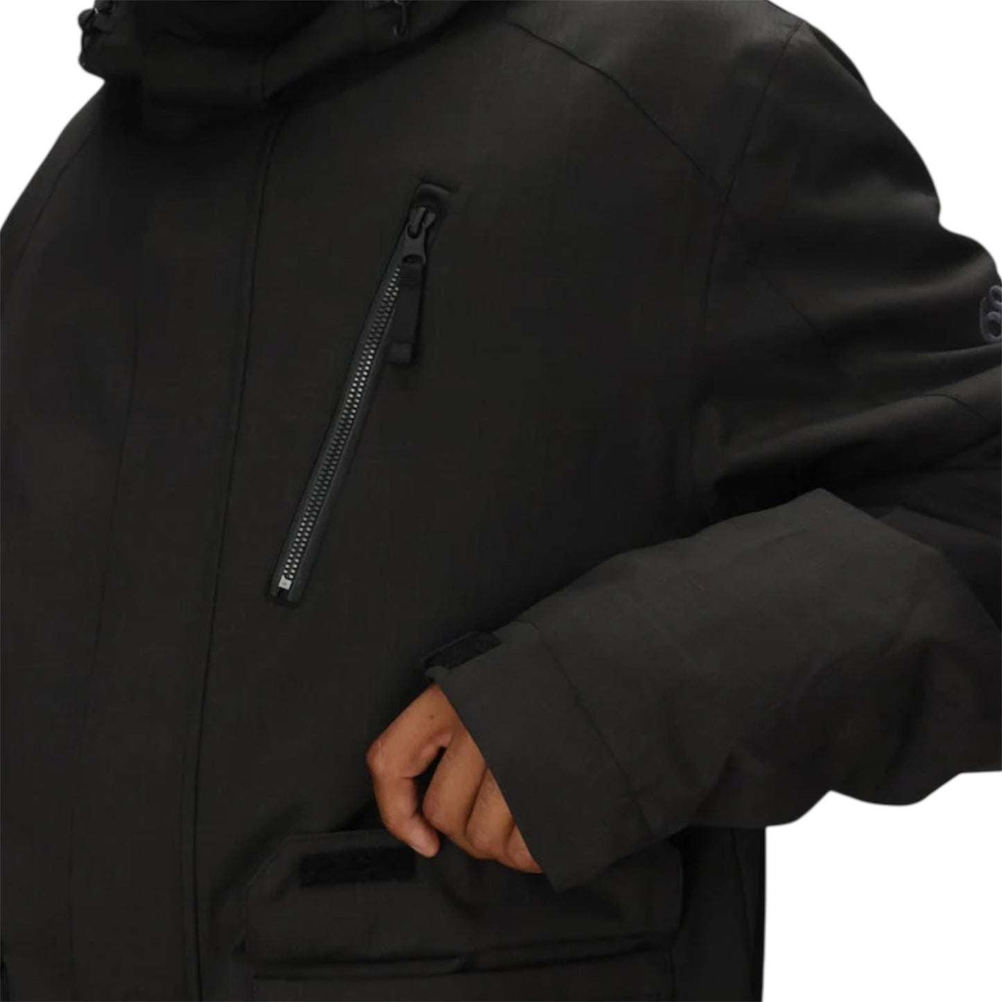 686 MENS NIGHTLINE INSULATED JACKET BLACK HERRINGBONE 2026