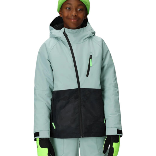 686 BOYS HYDRA INSULATED JACKET DUSTY MARINE COLORBLOCK 2026