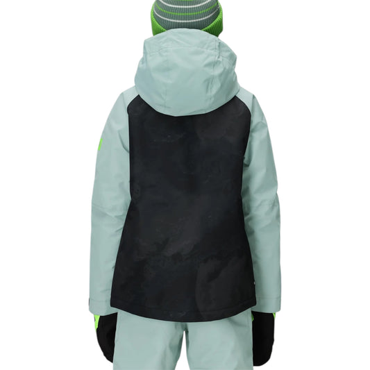 686 BOYS HYDRA INSULATED JACKET DUSTY MARINE COLORBLOCK 2026