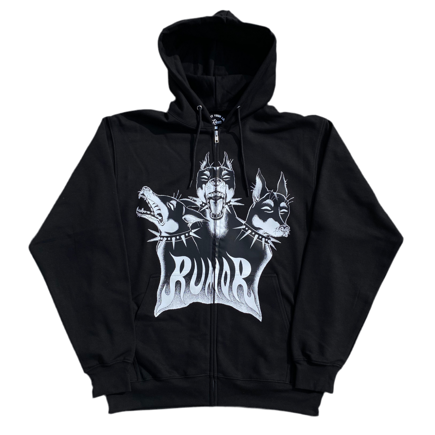 RUMOR HELL HOUNDZ ZIP HOODIE