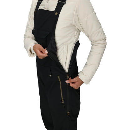 686 WOMENS BLACK MAGIC INSULATED BIB BLACK 2026