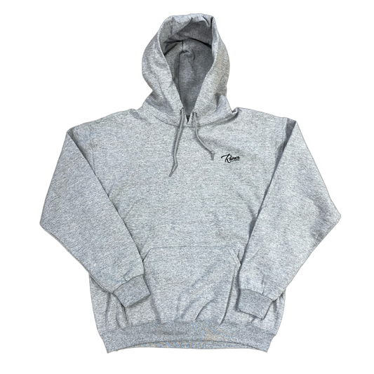 RUMOR SCRIPT HOODIE GREY