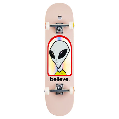ALIEN WORKSHOP BELIEVE HOLOGRAM PINK COMPLETE 8.0