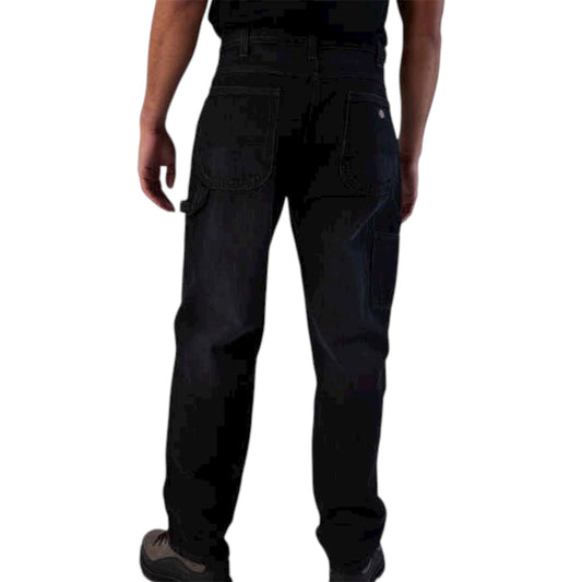 DICKIES MENS DENIM CARPENTER JEAN BLACK DENIM