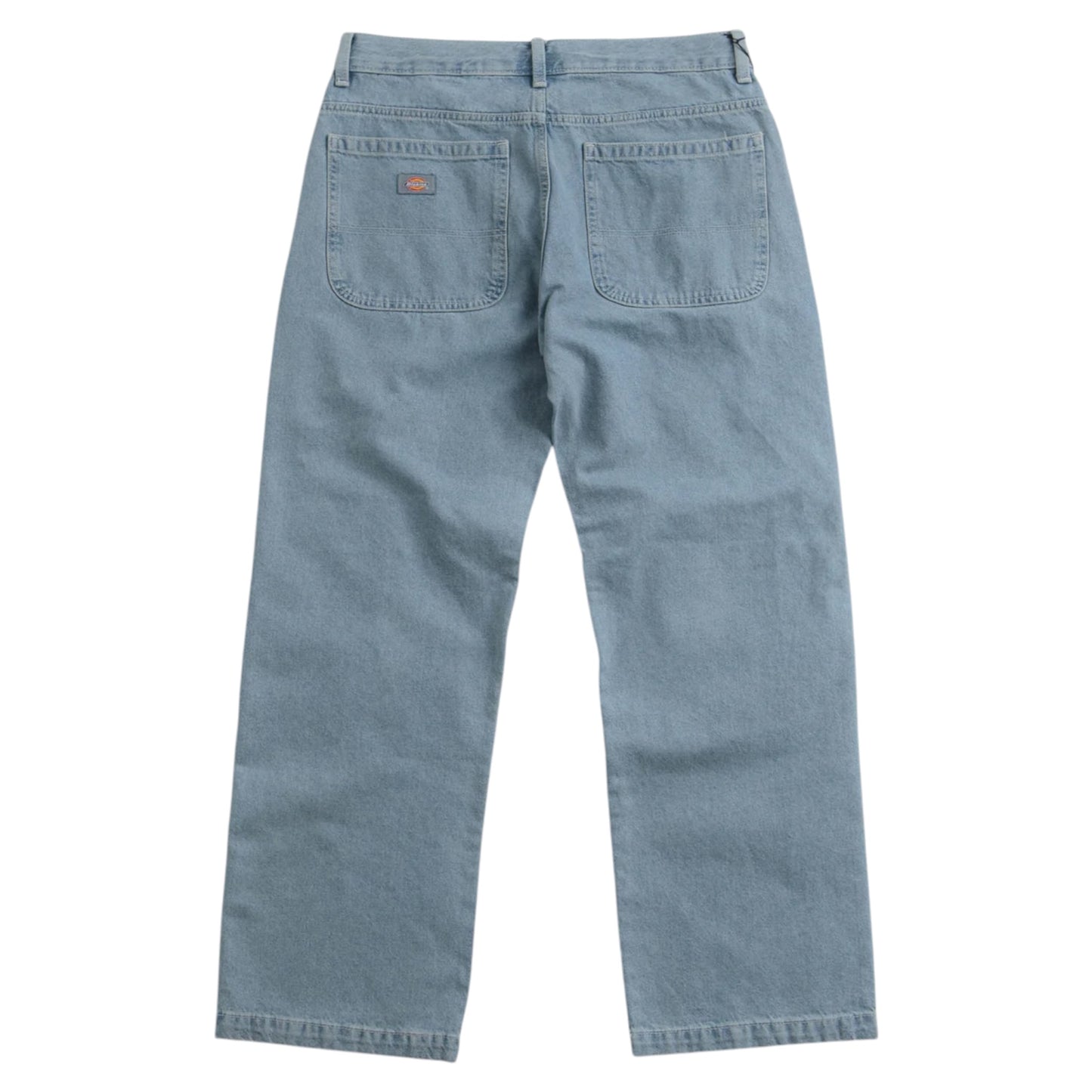 DICKIES WOMENS DOUBLE KNEE DENIM JEAN LIGHT DENIM