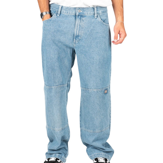 DICKIES DOUBLE KNEE DENIM PANTS