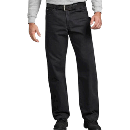 DICKIES COUPE RELAXÉE CANARD SABLE CARPENTER JEAN RINSÉ NOIR