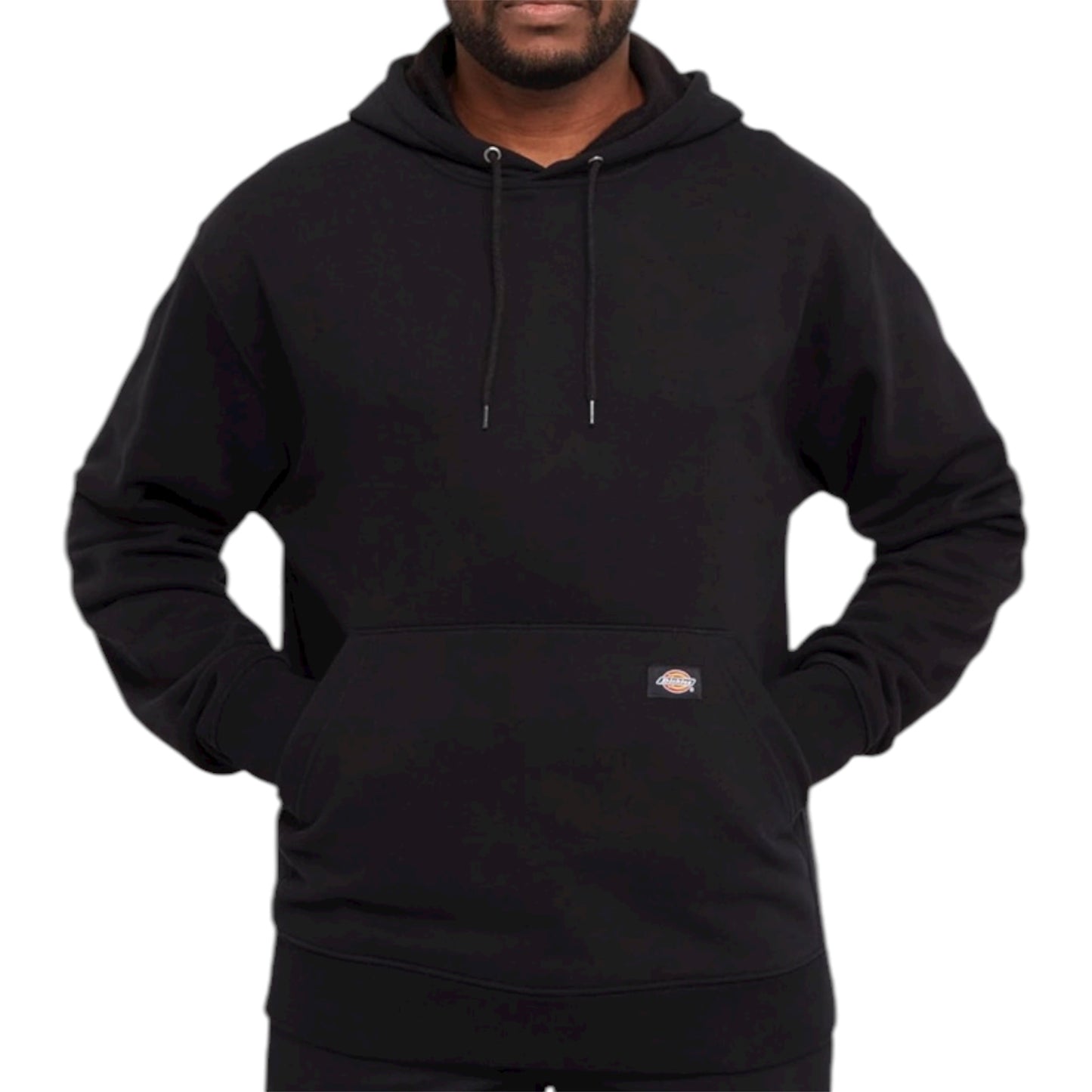DICKIES MENS KNIT PULLOVER HOODIE BLACK