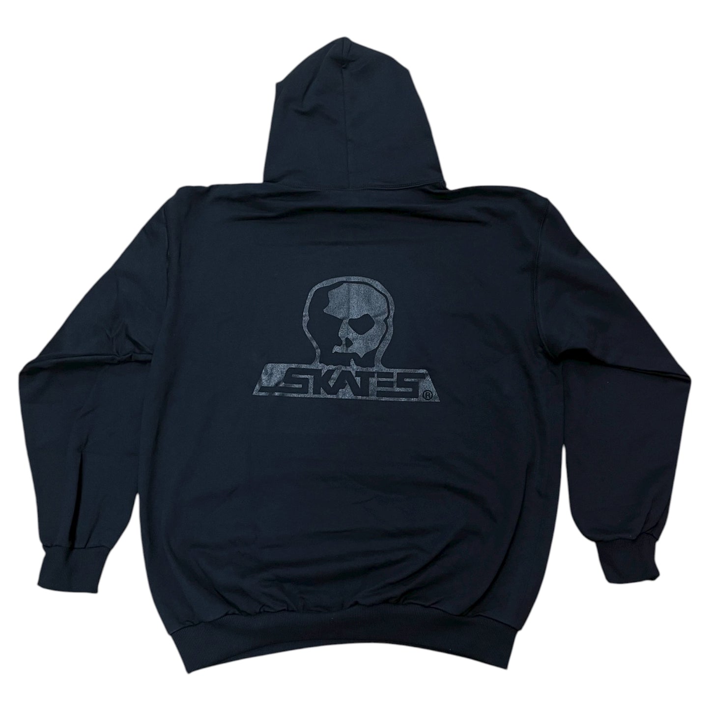 SKULL SKATES BLACKOUT LOGO HOODIE