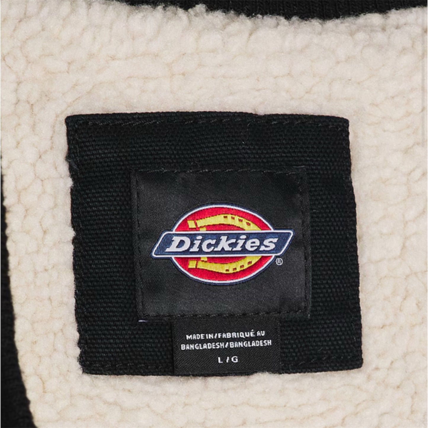 DICKIES DUCK LINED VEST STONEWASHED BLACK