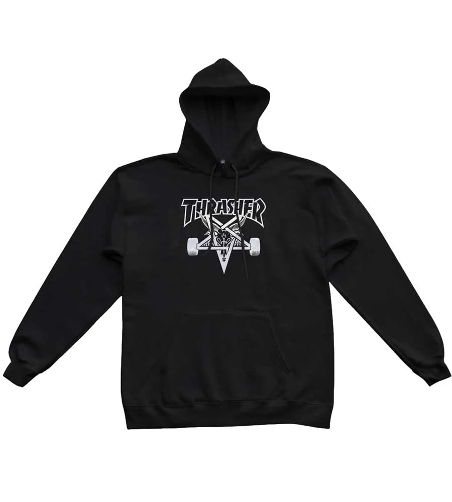 THRASHER SKATE GOAT HOODIE BLACK