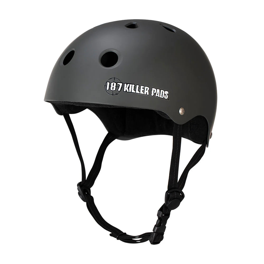 187 KILLER PADS PRO SKATE SWEATSAVER LINER HELMET MATTE CHARCOAL