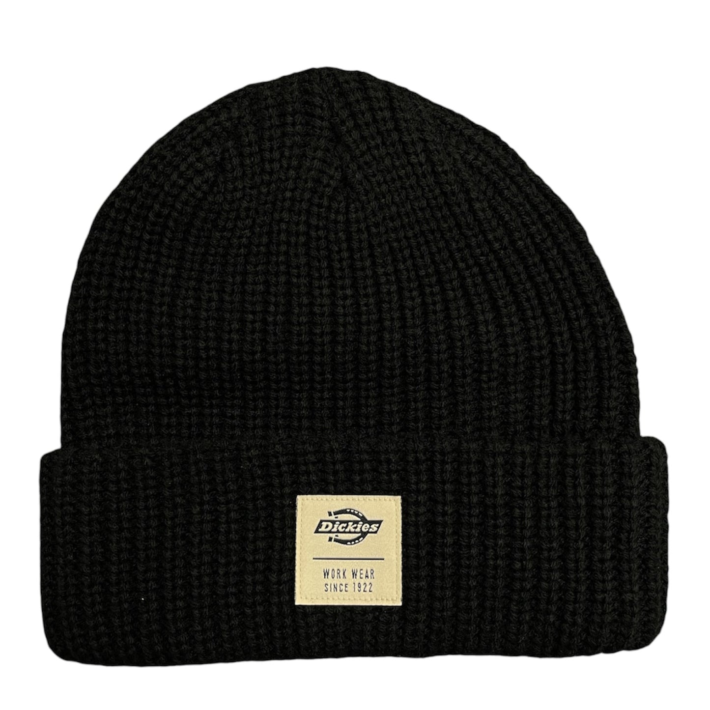 DICKIES CUFFED FISHERMAN BEANIE  BLACK