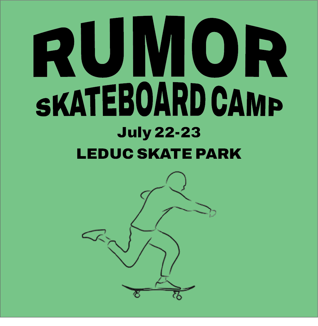 2026 LEDUC SKATEBOARD CAMP (JULY 22rd & 23th)